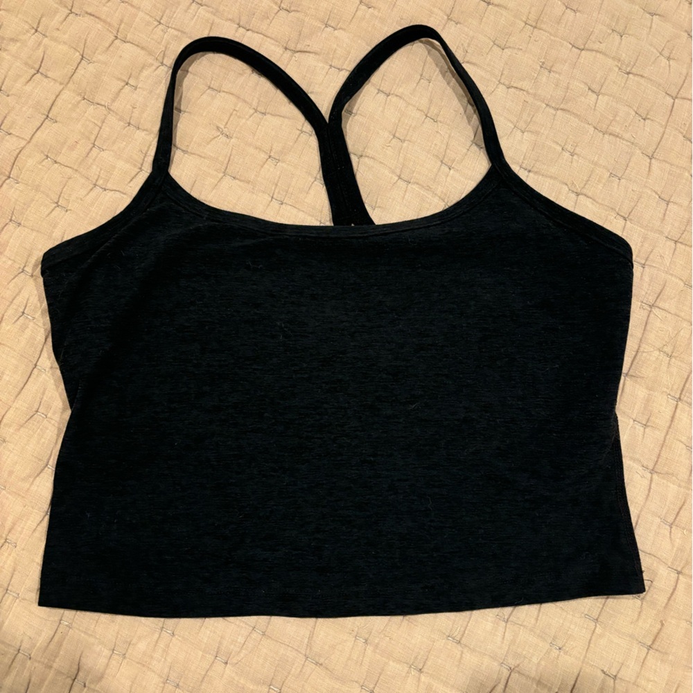 Spacedye Slim Racerback Cropped Tank